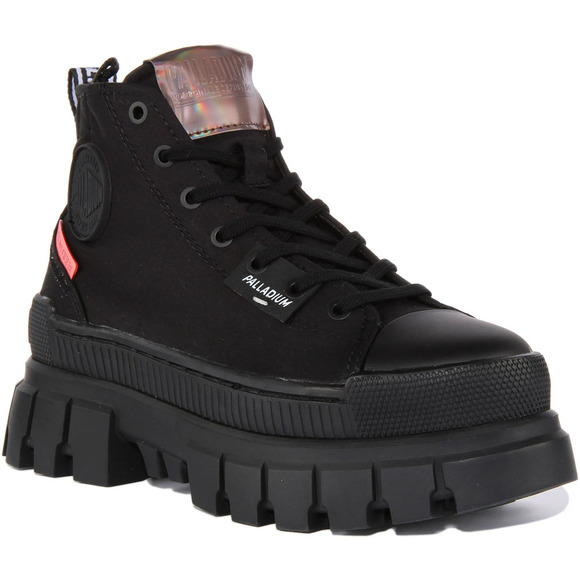 NEW Palladium Revolt Hi TX Lace Up Ankle Boot 97242-010-M Black Womens Size 8.5